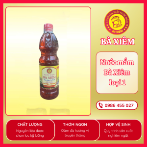 Nước mắm Bà Xiêm loại 1